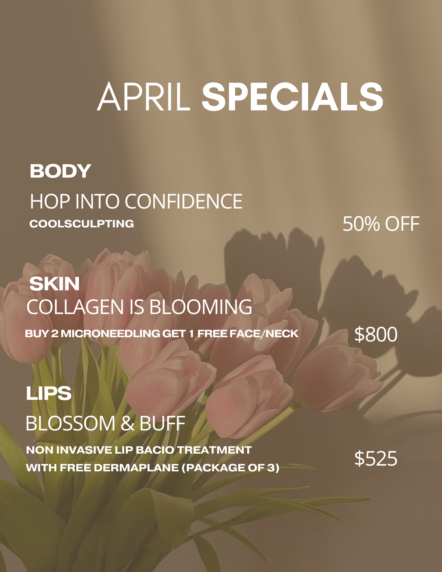 Special Offers for April 2026