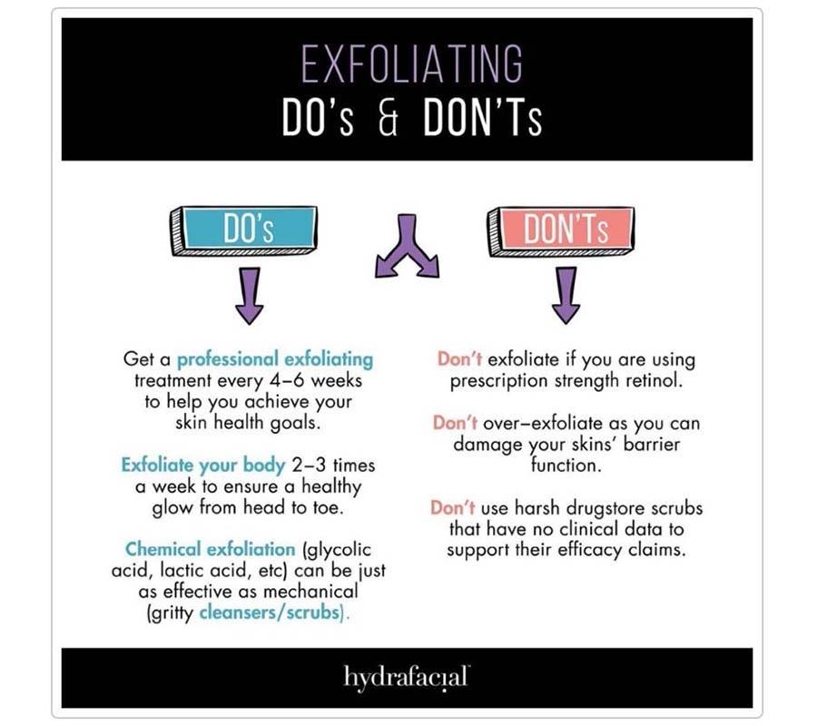 Exfoliating Do's and Don't's