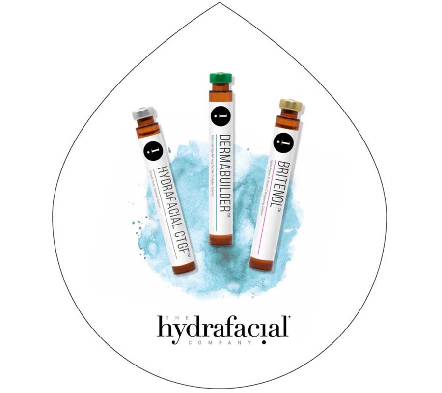 Viles of HydraFacial boosters